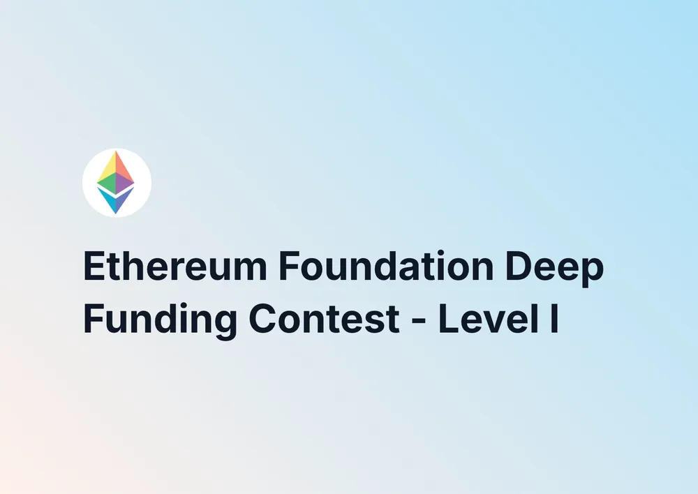 Deep Funding Contest - Level I task cover