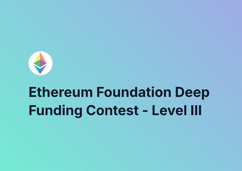 Deep Funding Contest - Level III task cover
