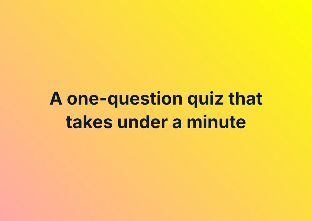 Food Preference Quiz task cover